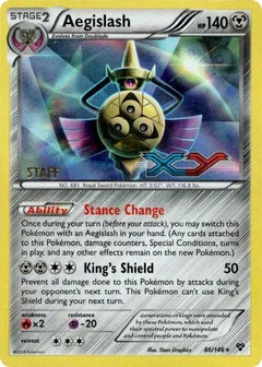 Aegislash Prerelease Staff 86