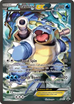 Blastoise EX, XY Black Star Promos #XY122 Pokémon card