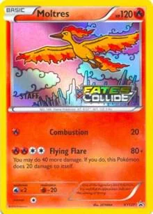 Moltres Prerelease Staff XY127