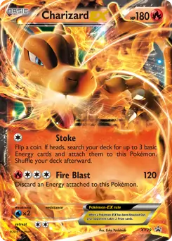 Charizard EX from XY Black Star Promos - Pokemon Card