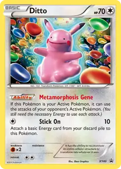 Ditto, XY Black Star Promos #XY40 Pokémon card