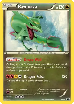 Rayquaza, XY Black Star Promos #XY64 Pokémon card