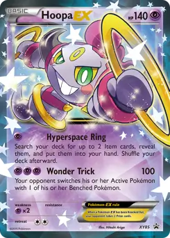 Hoopa EX, XY Black Star Promos #XY85 Pokémon card